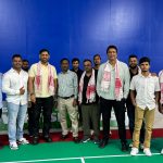 धोनी ने आश्री बैडमिंटन कोर्ट का किया उद्घाटन 